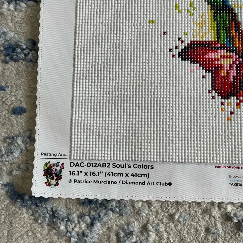 COMPLETED Skull & Butterfly Diamond Dotz - Picture 2 of 5